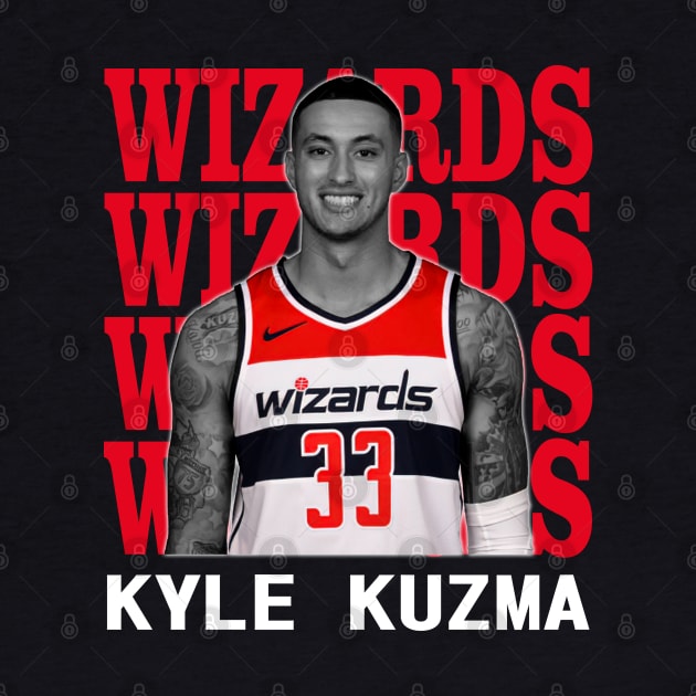 Washington Wizards Kyle Kuzma 33 by Thejockandnerd